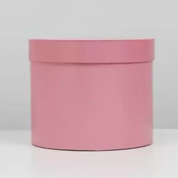 Коробка подарочная круглая «Розовый», 19.5 × 23 см