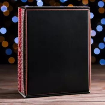 Коробка подарочная, крышка-дно, с окном "Скандинавия", 18 х 15 х 5 см, 1 шт.