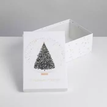 Коробка подарочная «С новым годом», 26 × 17 × 10 см