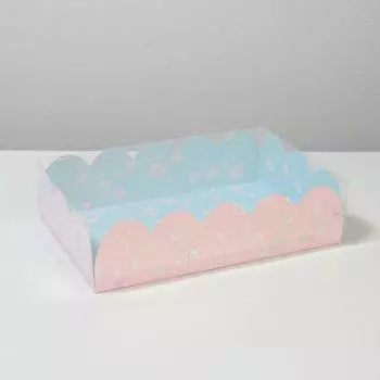 Коробка подарочная с PVC крышкой «Маленький сюрприз», 20 × 30 × 8 см