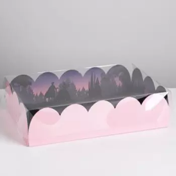 Коробка подарочная с PVC-крышкой «Сказка», 20 × 30 × 8 см
