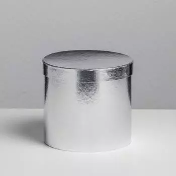 Коробка подарочная, упаковка, «Серебро», 14x13 см