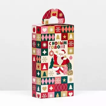Коробка новогодняя подарочная складная «Королевская», для сладких подарков, 11521 см