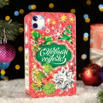 Коробка подарочная новогодняя складная «Мобилка» 21413 см