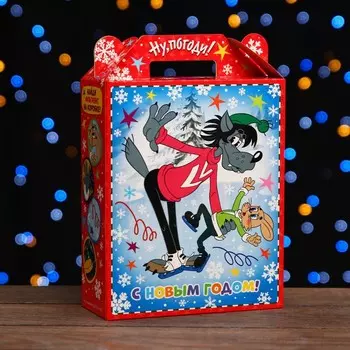 Коробка подарочная складная "Ну, погоди!" 17725 см