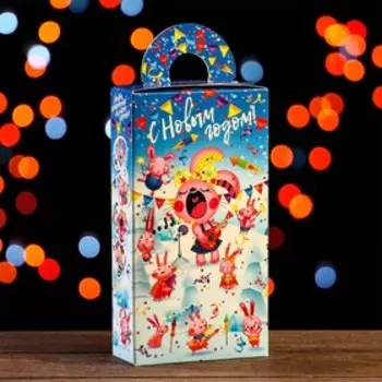 Коробка подарочная новогодняя складная "Шурум - Бурум", для сладких подарков, 11521 см