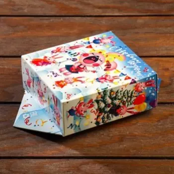 Коробка - конфета подарочная новогодняя складная "Шурум - Бурум" 204.511.5 см