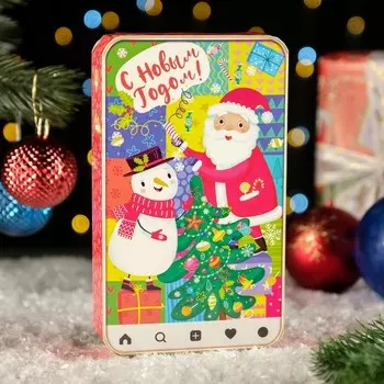 Коробка подарочная новогодняя складная «Вечериночка» 13421 см