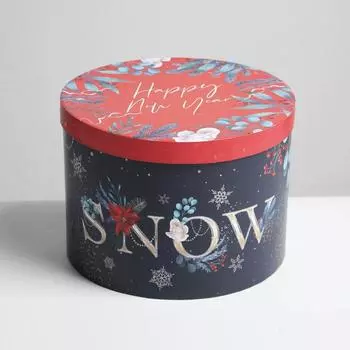 Коробка подарочная «Снежная», 20 × 20 × 14.5 см