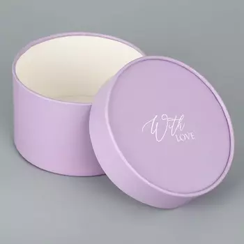 Коробка подарочная, упаковка, «With love» 12 х 8 см