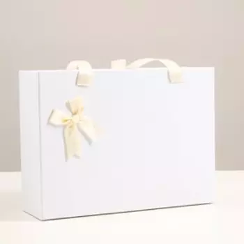 Коробка подарочная жемчужная, 27х20х8,8 см