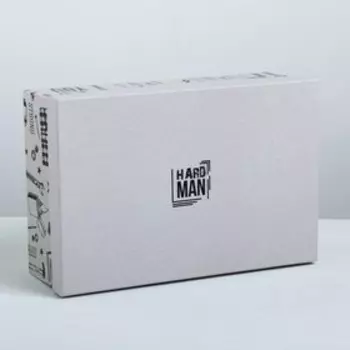 Коробка прямоугольная Hard man, 30 × 20 × 10.5 см