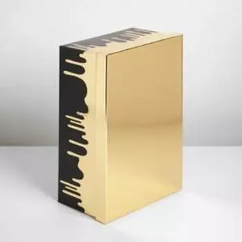 Коробка прямоугольная «Золото», 26 х 17 х 10 см