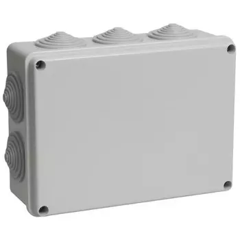 Коробка распаечная ОП 190х140х70 IP44 КМ41243 RAL7035 IEK UKO11-190-140-070-K41-44