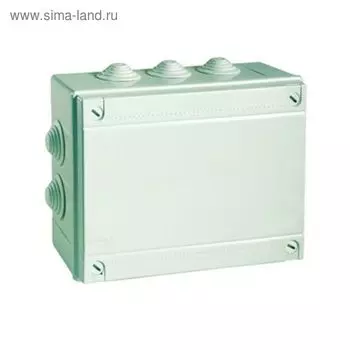 Коробка распределительная DKC 53900, 120х80х50, 6 выводов, d=25мм, IP55