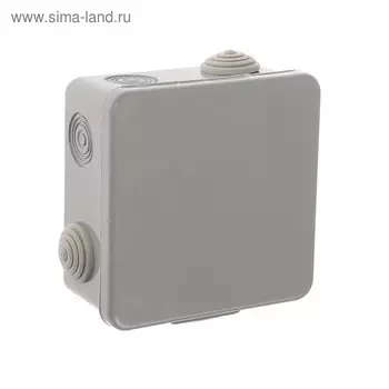 Коробка распределительная TUNDRA, 100х100х50 мм, IP54, для открытой установки