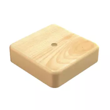 Коробка распределительная TUNDRA, 75х75х55 мм, IP42, открыт. установки, цвет сосна