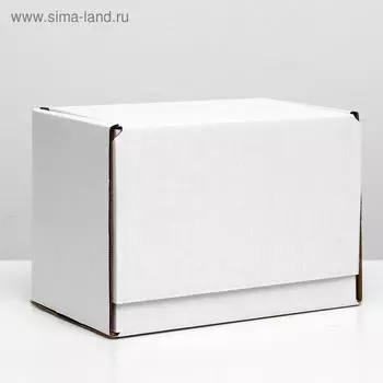 Коробка самосборная, белая, 26.516.519 см