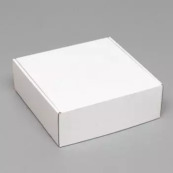 Коробка самосборная, белая, 27279.5 см