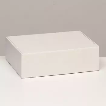 Коробка самосборная, белая, гофрокартон, 31229.5 см