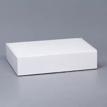 Коробка самосборная, белая, 36,5 х 25,5 х 9 см,