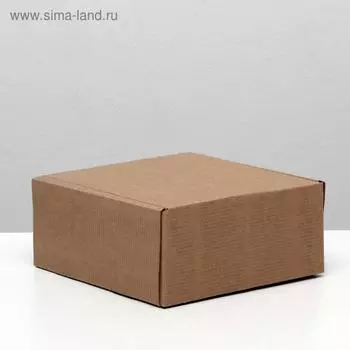 Коробка самосборная, без окна, крафт, 19188.5 см