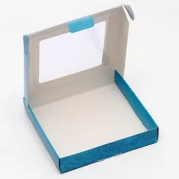 Коробка самосборная "На встречу празднику", 16 х 16 х 3 см, 1 шт.