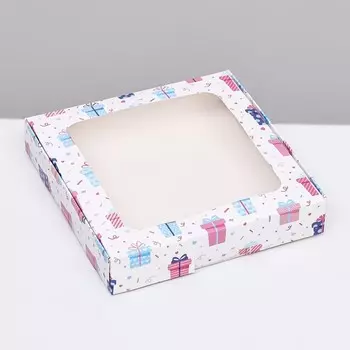 Коробка самосборная, «Подарки», 16163 см