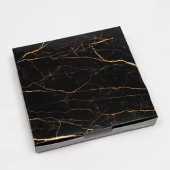 Коробка самосборная, с окном, "Текстуры", 21 х 21 х 3 см