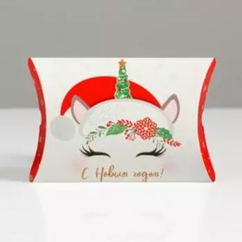 Коробка сборная фигурная «Сказочного нового года», 19 × 14 × 4 см