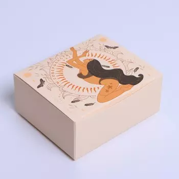 Коробка сборная «Йога», 12 × 10 × 5 см