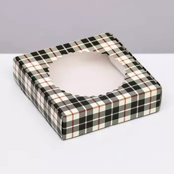 Коробка сборная с окном, «Мужской», 11.511.53 см