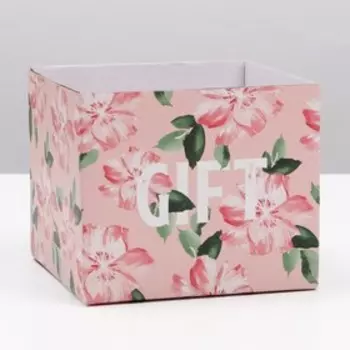 Коробка сборная «Весенняя пора», 12 х 10 х 12 см