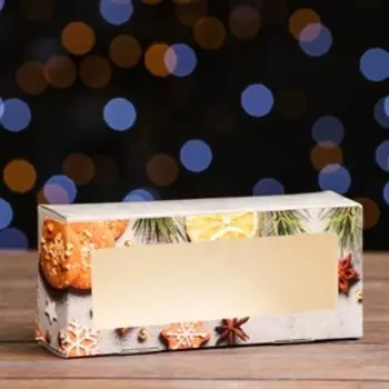 Коробка складная "Апельсины", 17 х 7 х 4 см