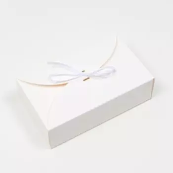 Коробка складная белая, 20 х 12 х 6 см