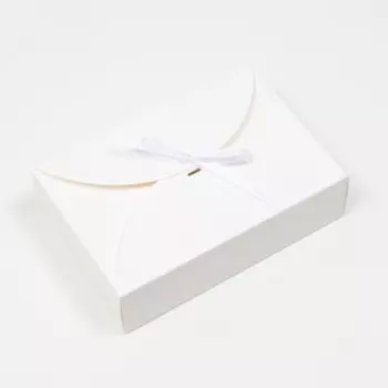 Коробка складная белая, 22 х 15 х 6 см
