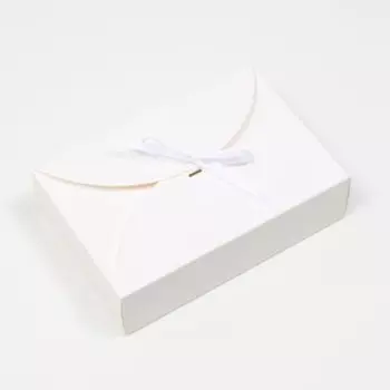 Коробка складная белая, 28 х 17 х 7 см