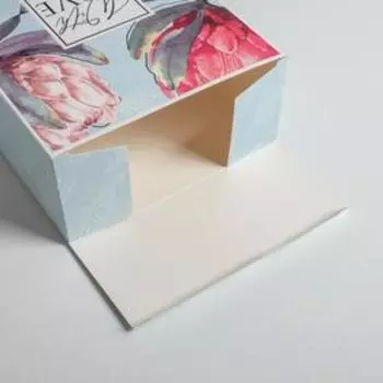 Коробка подарочная складная, упаковка, «Цветы», 22 х 30 х 10 см