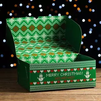 Коробка складная, двухсторонняя "Но-но-но!", 25 х 17 х 10 см