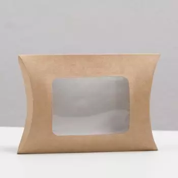 Коробка складная, фигурная, крафт, 11 х 8 х 2 см