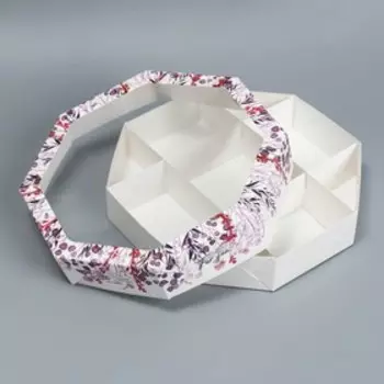 Коробка кондитерская, упаковка, For you, 27 х 27 х 5 см