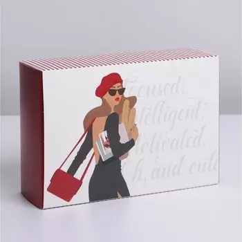 Коробка складная GIRL, 16 × 23 × 7.5 см