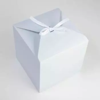 Коробка складная «Голубая», 18 × 18 × 18 см