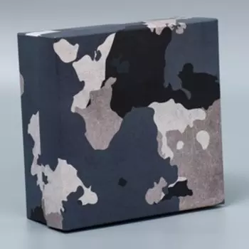 Коробка подарочная складная, упаковка, «Хаки», 17 х 17 х 7 см