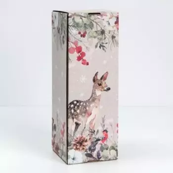 Коробка складная «Happy New Year», 12 х 33,6 х 12 см