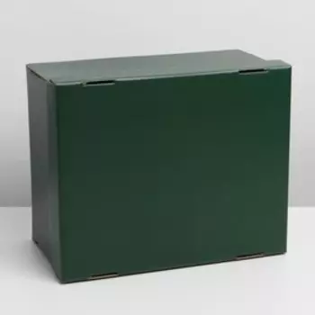 Коробка подарочная складная, упаковка, «Голубая», 31,2 х 25,6 х 16,1 см