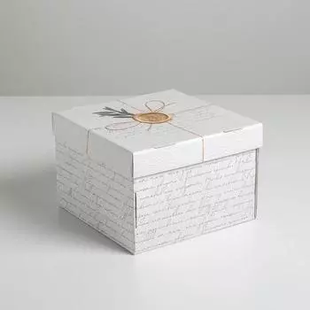 Коробка складная «Эко», 22х 22 х 15 см