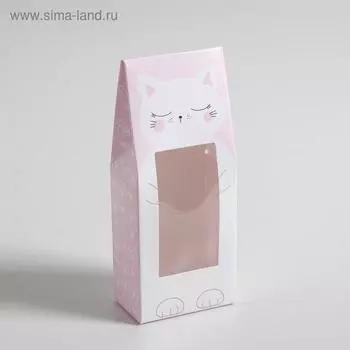Коробка складная «Кот», 14 х 5.5 х 3.5 см