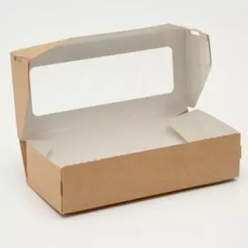 Коробка складная, крафт, 1774 см, 0.5 л