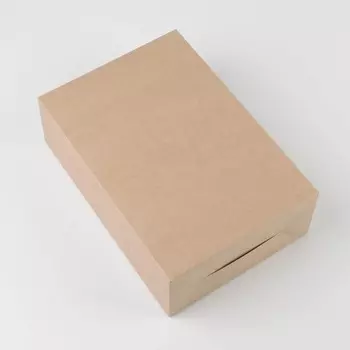 Коробка подарочная складная крафтовая, упаковка, 16 х 23 х 7.5 см